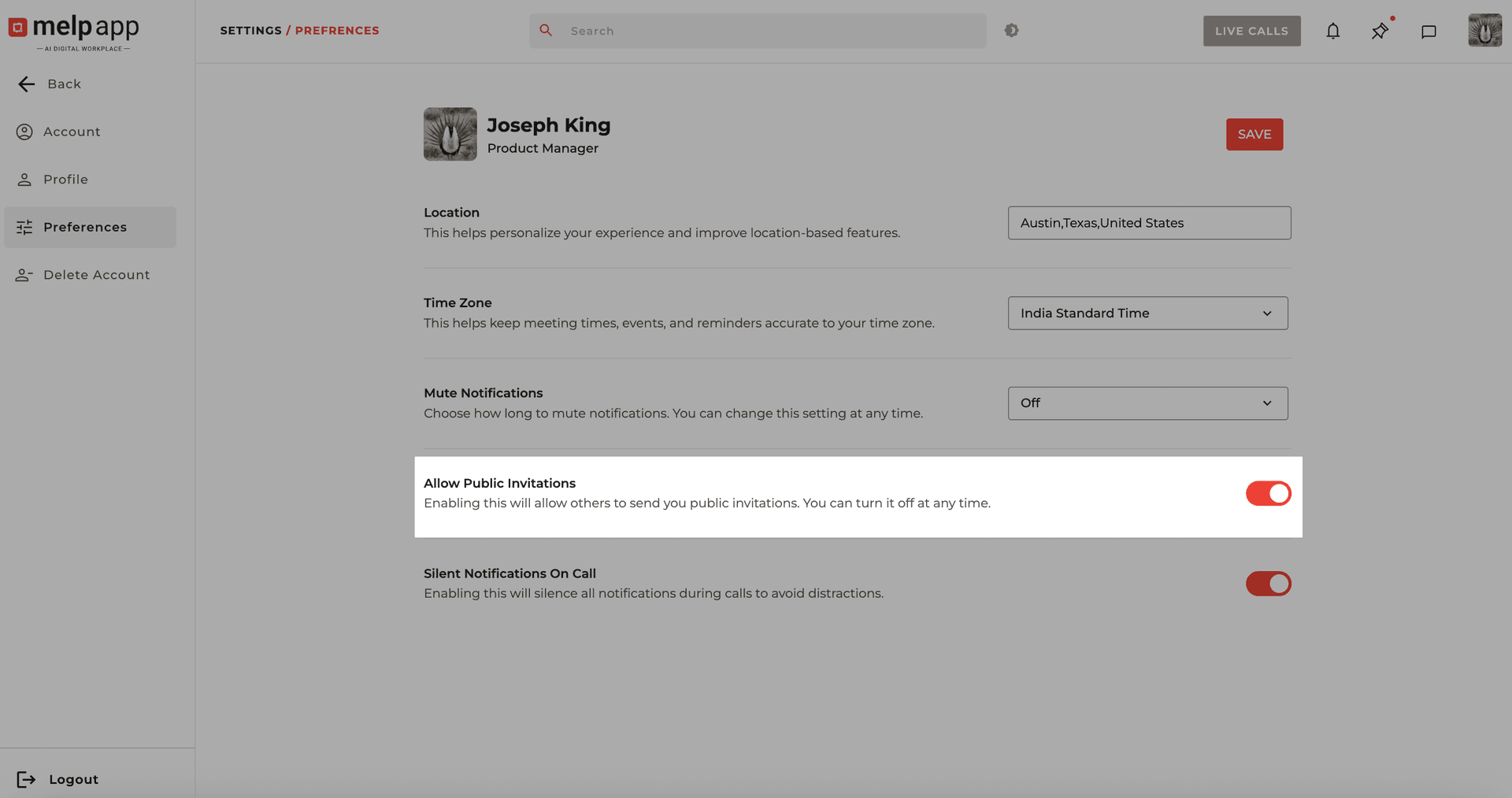 Allow public invitation