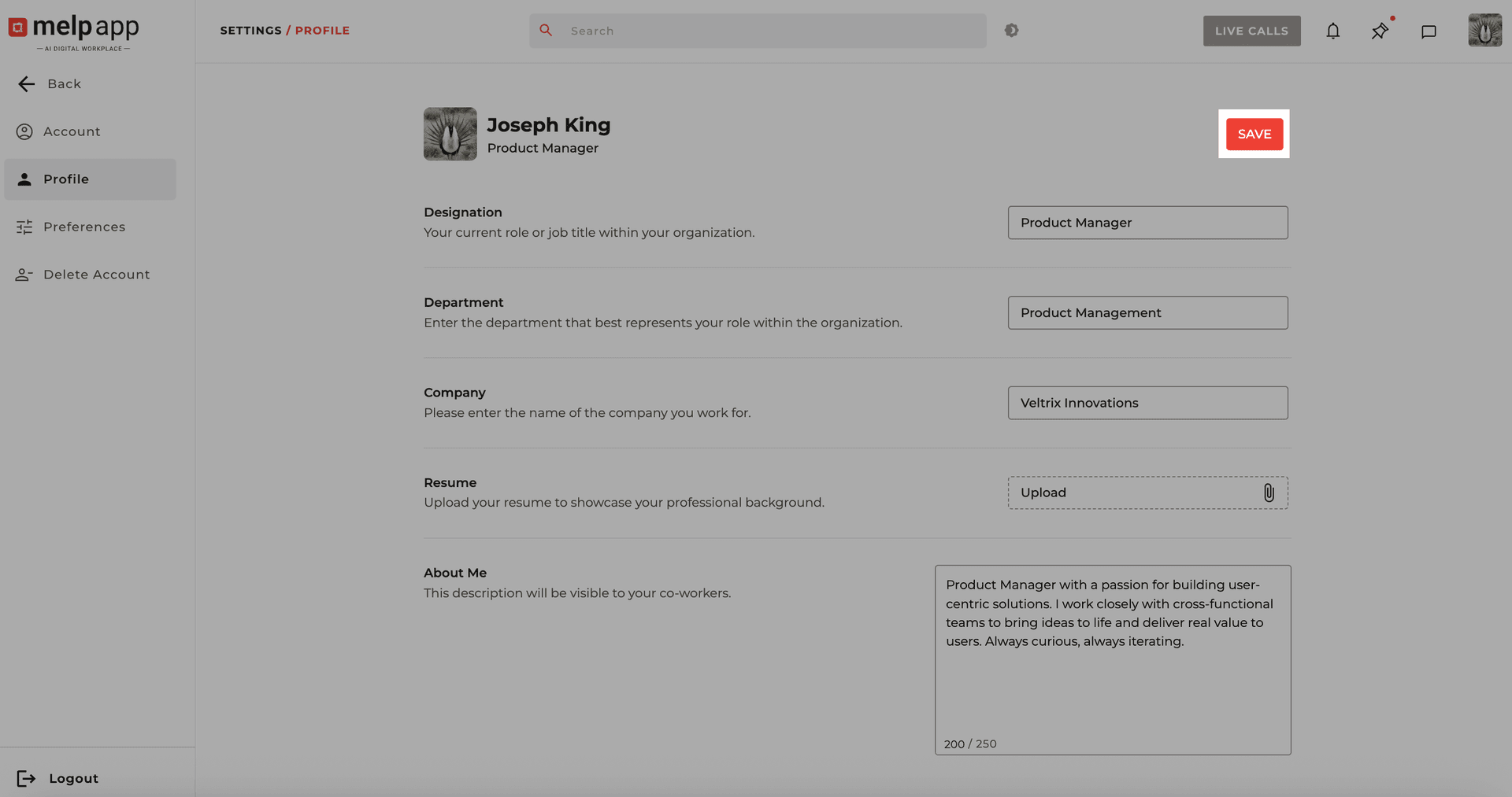 Department company save