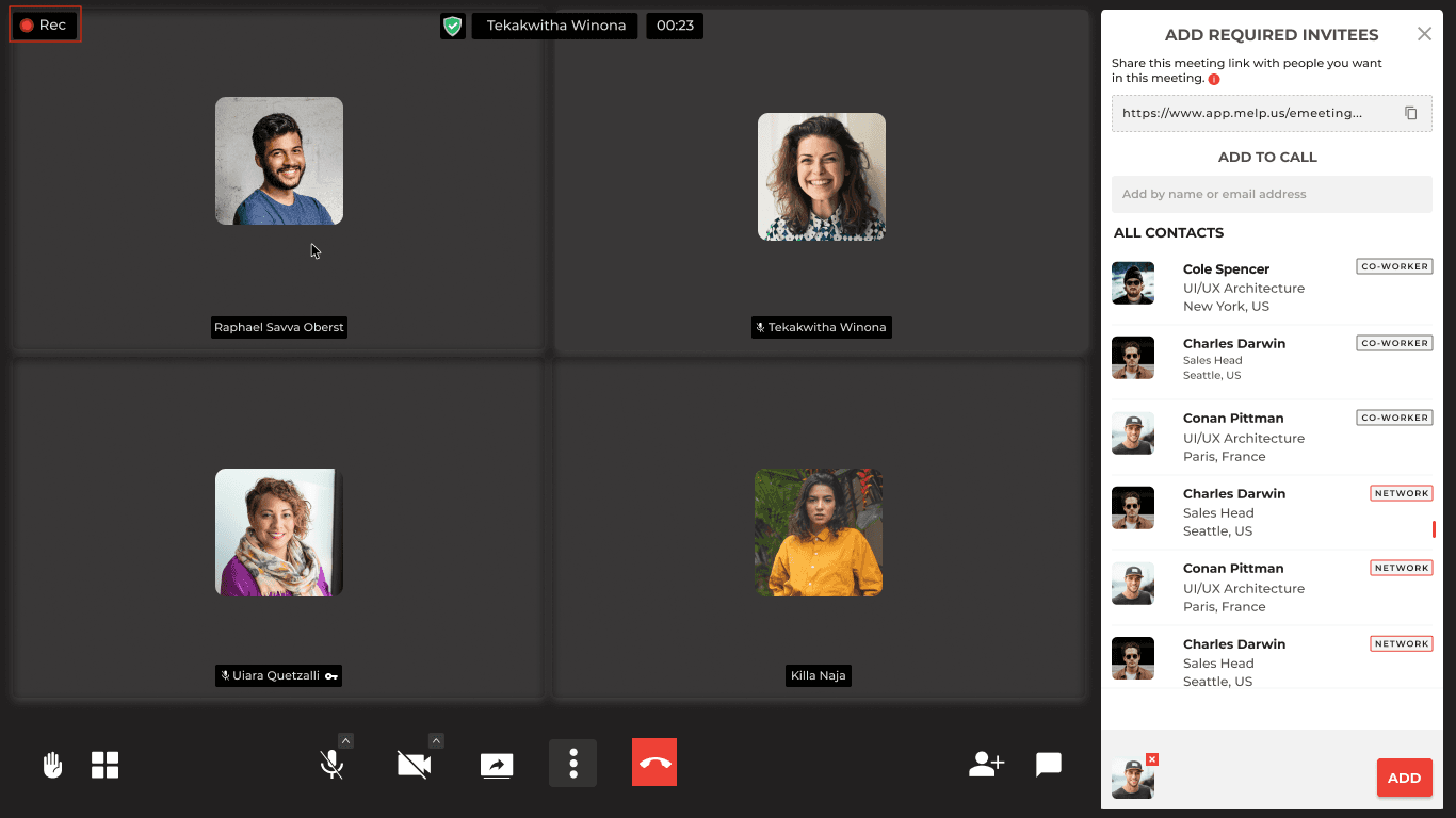 Recording in progress