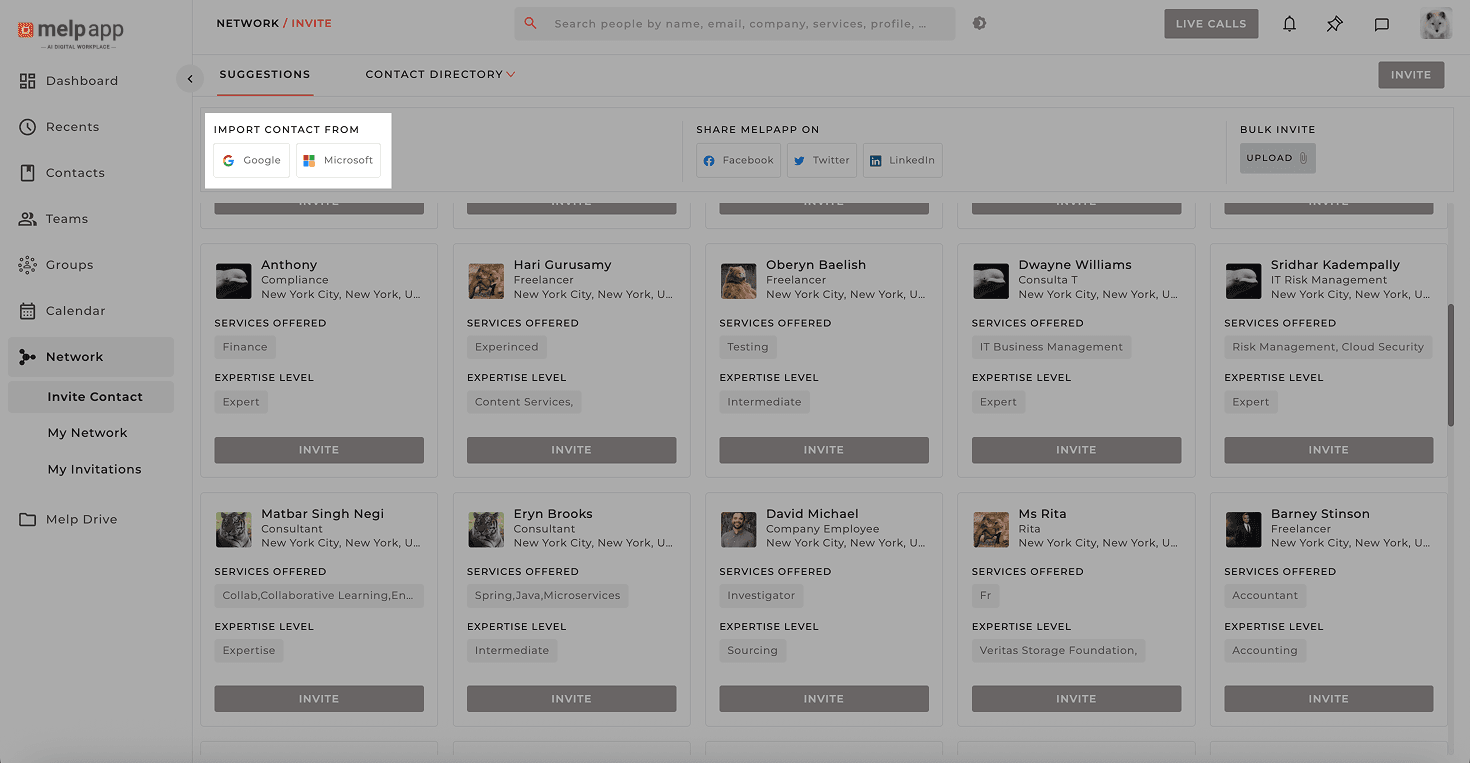 Google and Microsoft invite