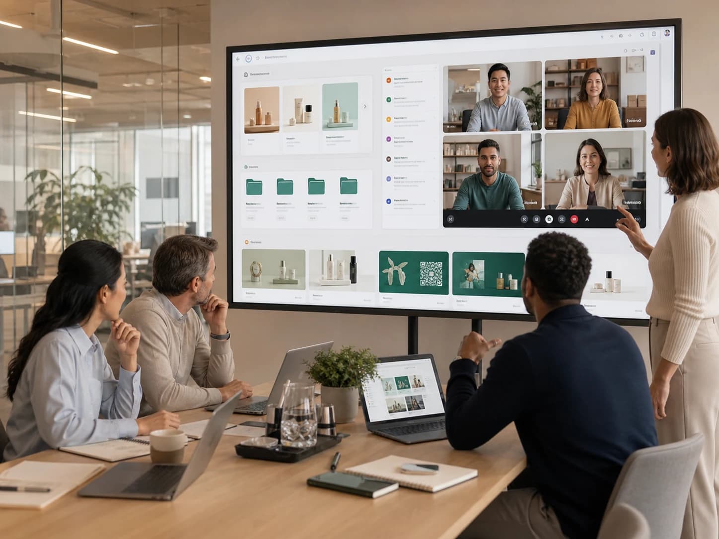 Distributor workspaces connecting a brand with organizations across territories