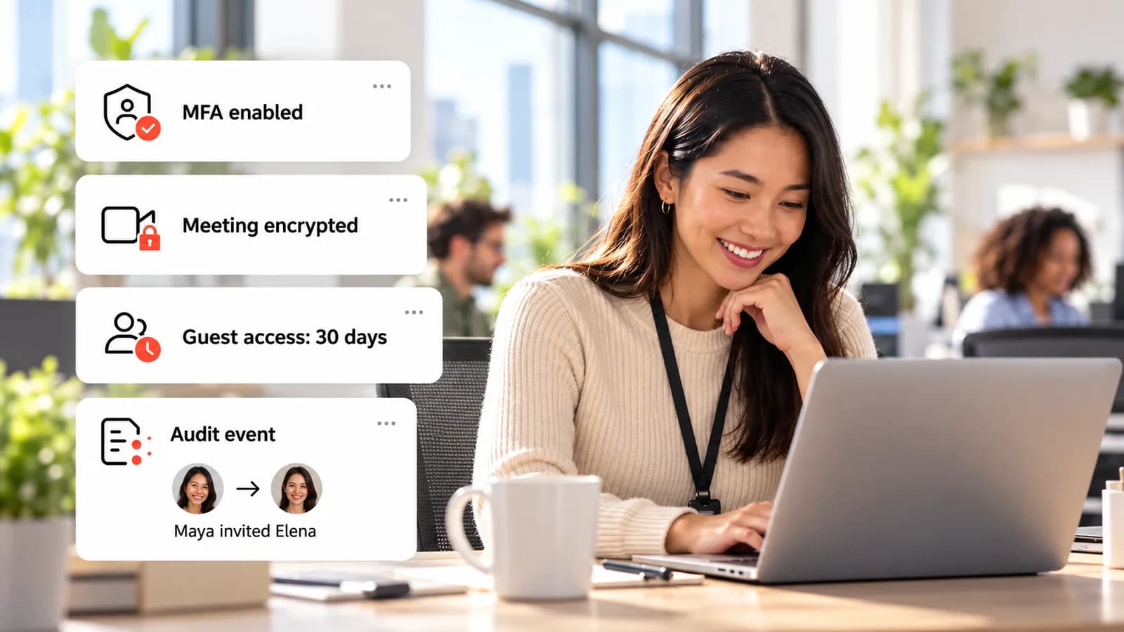 Encrypted communication in Melp