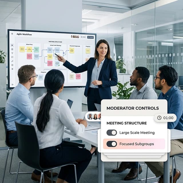Structured Collaboration When Needed