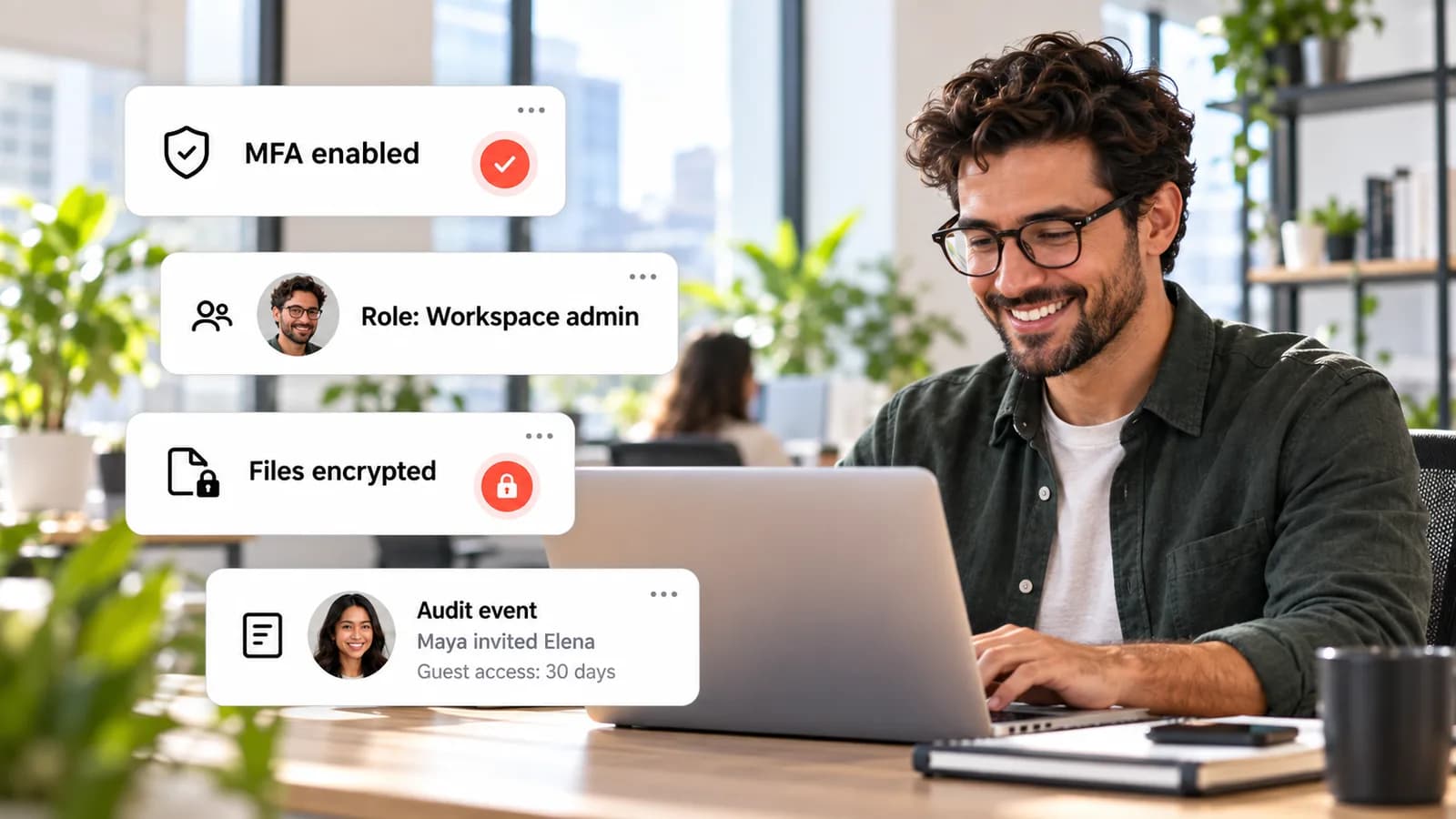 Compliance overview for a Melp workspace
